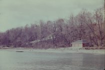 View of beach house and new beach road